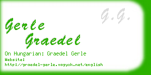 gerle graedel business card